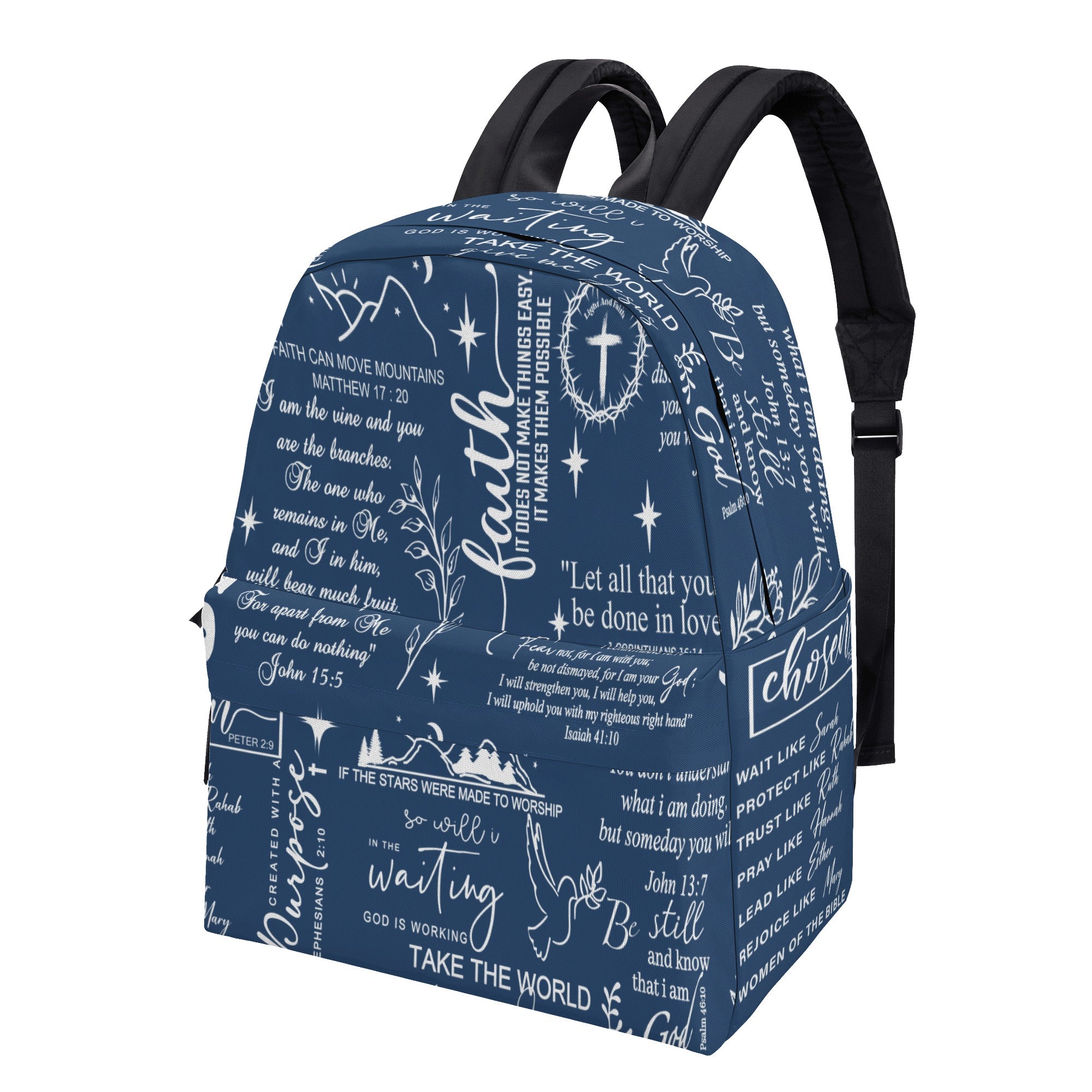 Jesus Backpack, Faith Christian Backpack, Christian Prayer Jesus Backpack, PLAF10